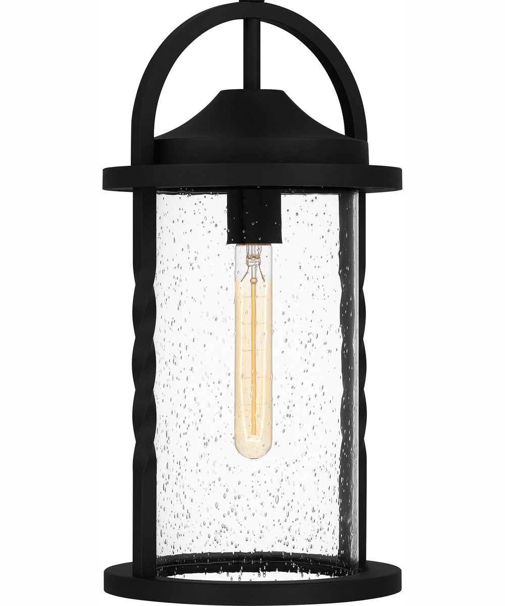Reece Large 1-light Outdoor Pendant Light  Coastal Armour Aluminum Earth Black