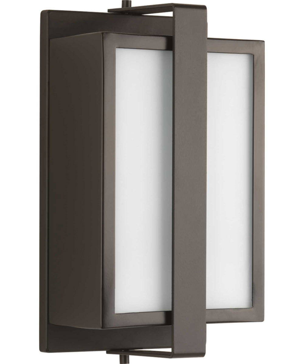 Diverge 1-Light Small Wall Lantern Architectural Bronze