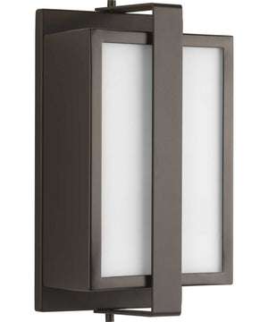 Diverge 1-Light Small Wall Lantern Architectural Bronze