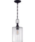 Dardyn 1-Light Mini Pendant Flat Black