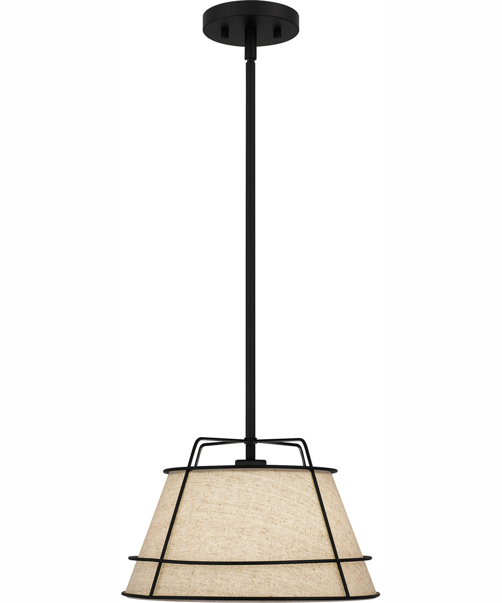 Quoizel Piccolo Pendant 1-light Mini Pendant Matte Black