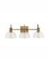 Cassidy 3-Light Vanity Aged Brass