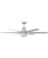 54" Quirk 1-Light Specialty Indoor/Outdoor Ceiling Fan (Blades Included) Titanium