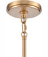 Rydell 9'' Wide 1-Light Mini Pendant - Brushed Gold/Rattan