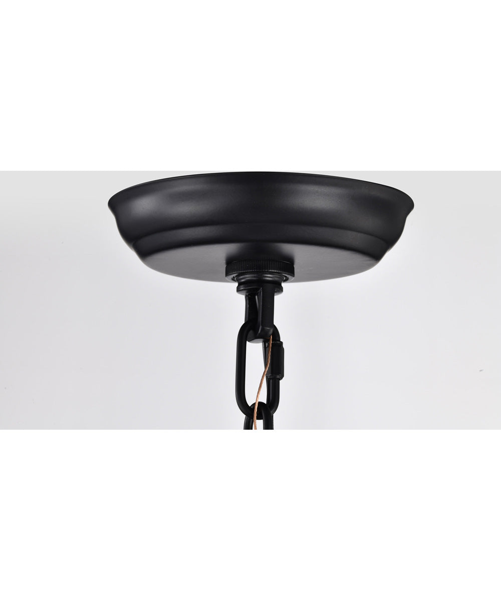 Amado 3-Light Pendant Matte Black