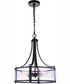 Elliot 5-Light Pendant Flat Black