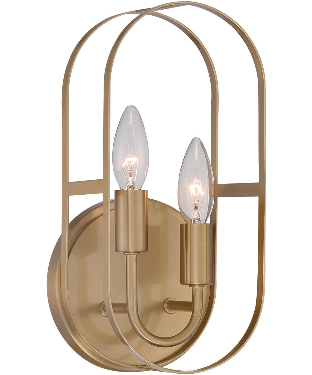Mindful 2-Light Vanity Satin Brass