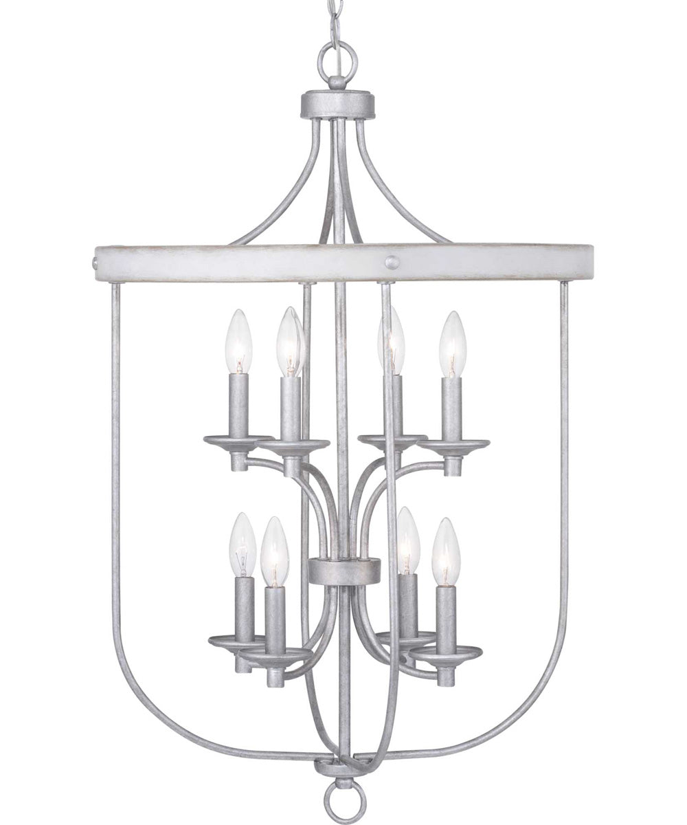 Gulliver 8-Light Foyer Galvanized Finish