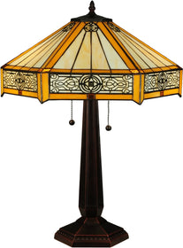 25"H Peaches Table Lamp