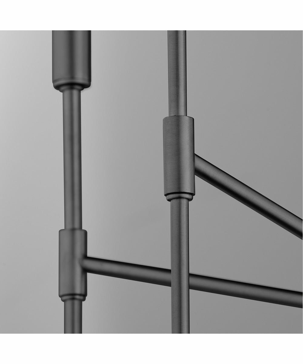 Hamilton 5-light Chandelier Matte Black