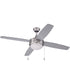 52" Phaze Energy Star 4 Blade 2-Light Ceiling Fan Brushed Polished Nickel