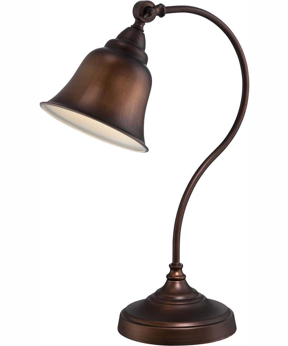 Gianna 1-Light Desk Table Lamp Antique Copper