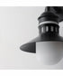 Admiralty 1-Light Outdoor Wall Sconce Black