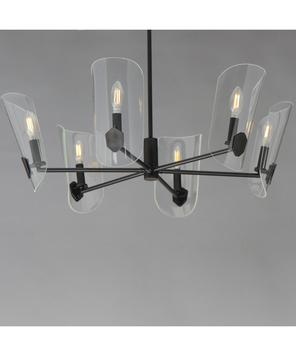 Armory 6-Light Chandelier Black
