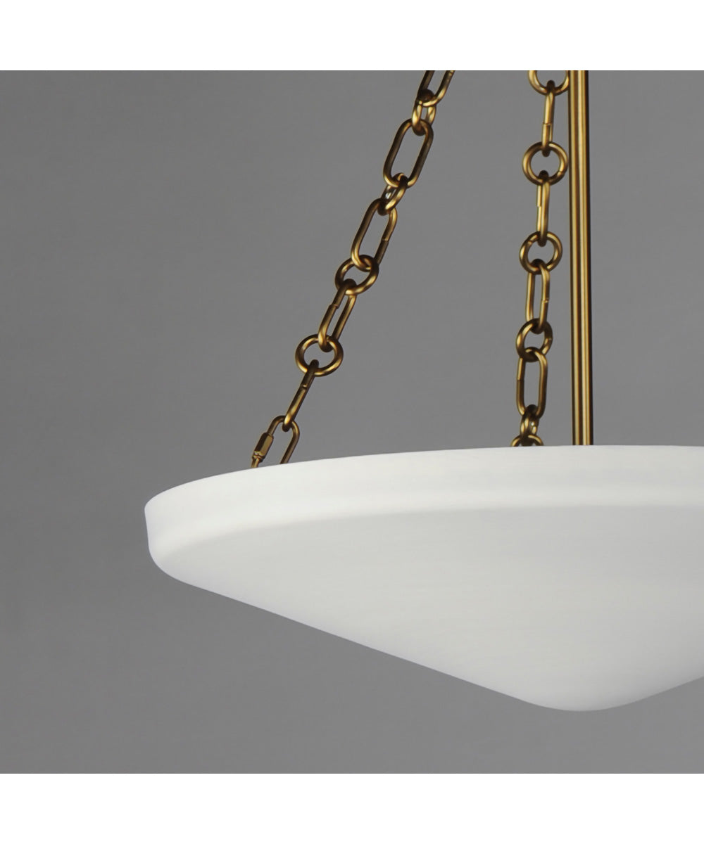 Artemis 4-Light Pendant Natural Aged Brass