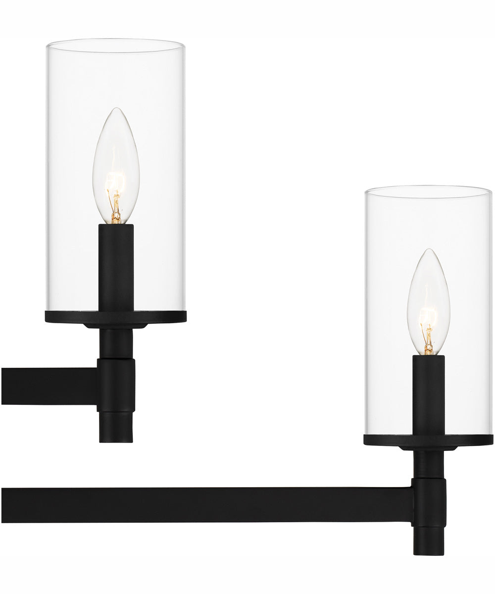Quoizel Chandelier Medium 6-light Island Light Matte Black