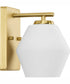 Copeland 1-Light Mid-Century Modern Vanity Light Brushed Gold