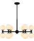 Elser 12-light Chandelier Matte Black