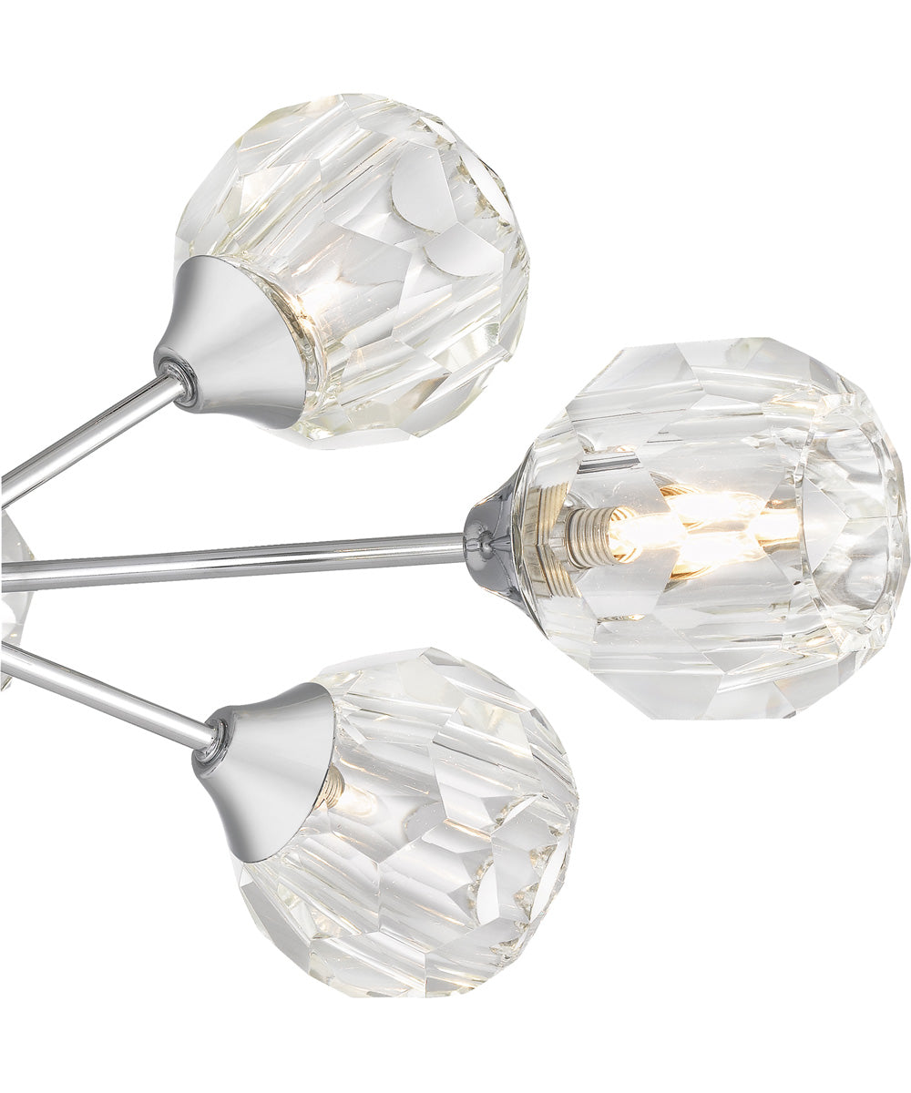 Spellbound 9-light Chandelier Polished Chrome