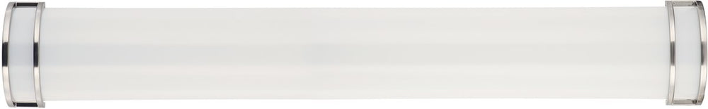 36"W Linear LED Bath Vanity Satin Nickel