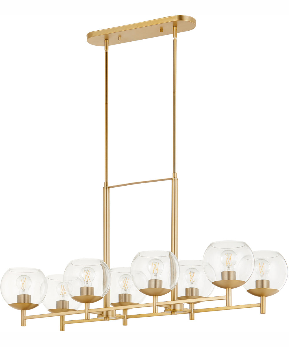 Lyon 8-light Chandelier Aged Brass