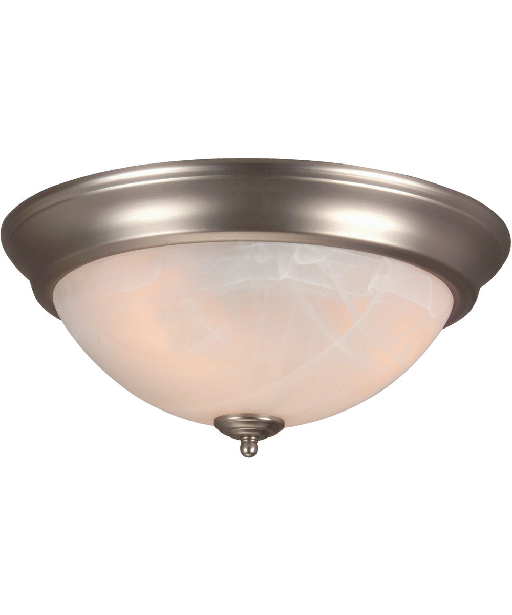 X21 series 3-Light Flush Mount Brushed Satin Nickel