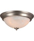X21 series 3-Light Flush Mount Brushed Satin Nickel