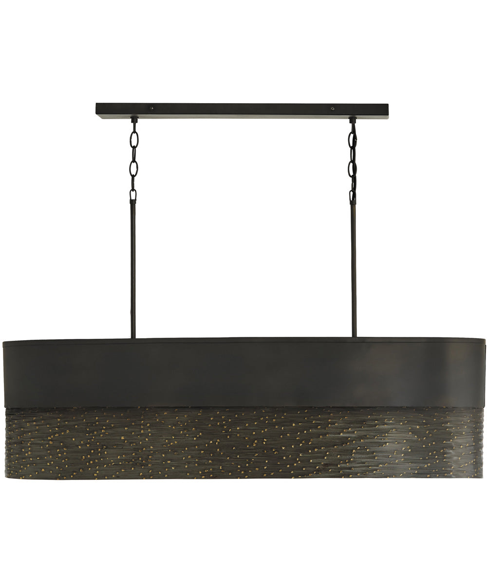 Sana 5-Light Island In Grey Iron