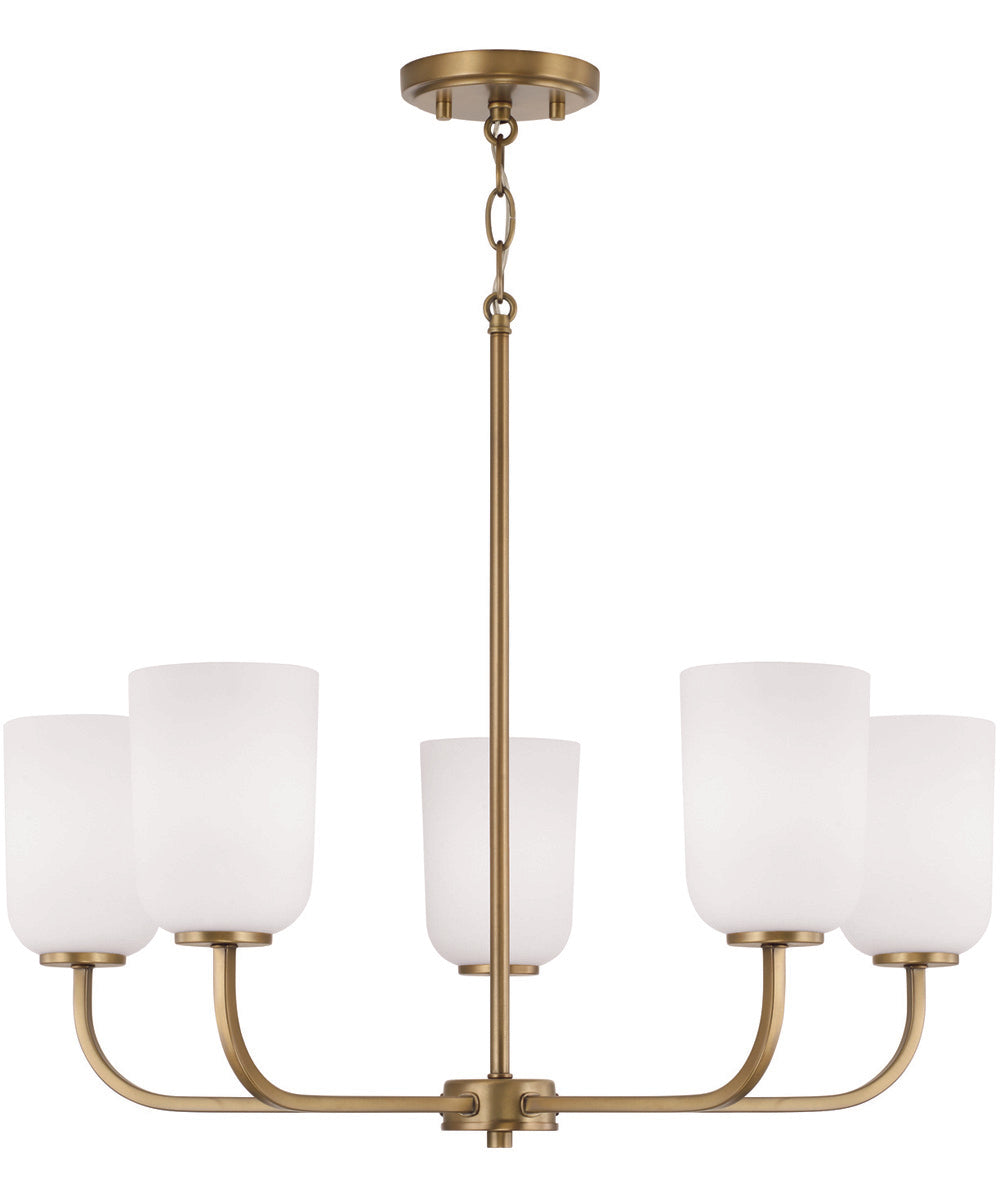 Lawson 5-Light Chandelier Aged Brass