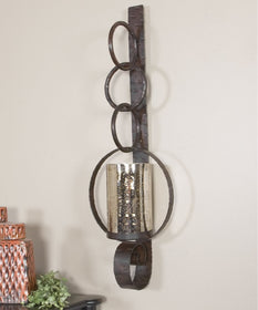 39"H x 13"W Falconara Metal Wall Sconce