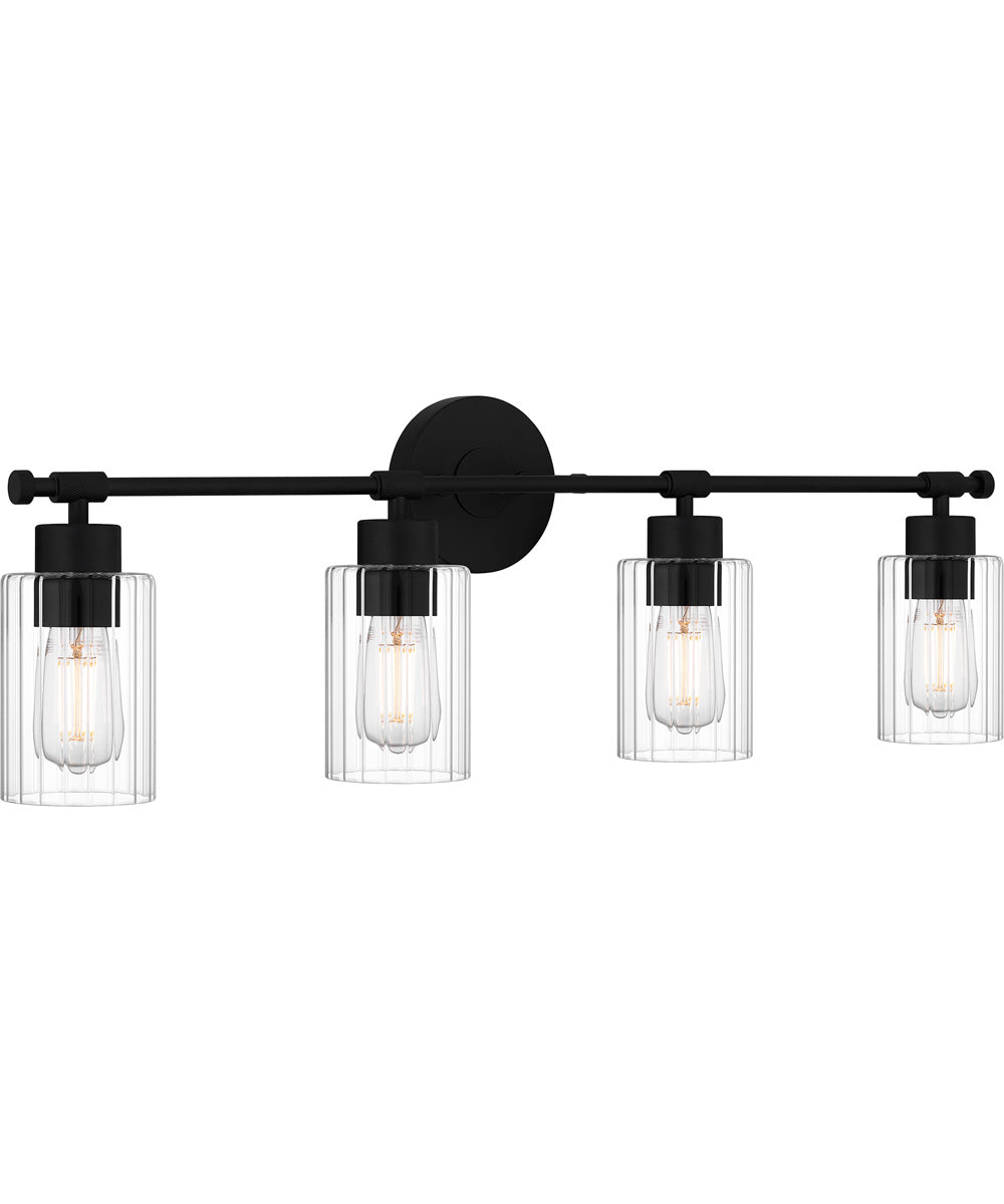 Caputo Extra Large 4-light Bath Light Matte Black