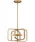 Dupree 4-light Pendant Brushed Weathered Brass