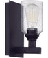 Chicago 1-Light Wall Sconce Flat Black