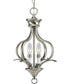 Trinity 2-Light Foyer Pendant Brushed Nickel