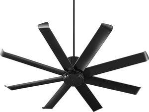 60"W Proxima Patio Indoor/Outdoor Ceiling Fan Noir