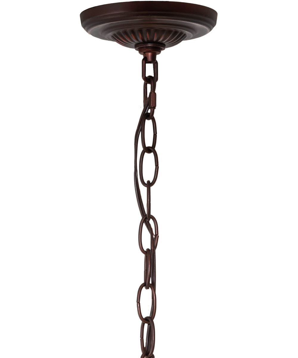 20" Wide Roseborder Pendant