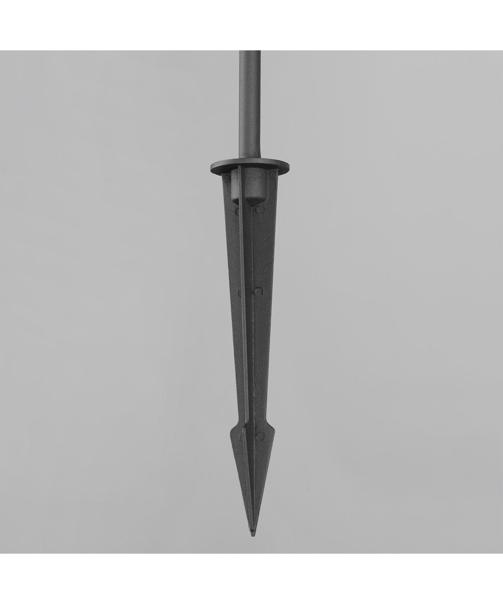 Odette LED Outdoor Garden Light w/ MR11 Bulb Black