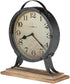 13"H Gravelyn Mantel Clock Antique Iron