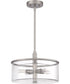 Hailie 4-Light Pendant Satin Nickel