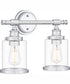 Dixie Medium 2-light Bath Light Polished Chrome