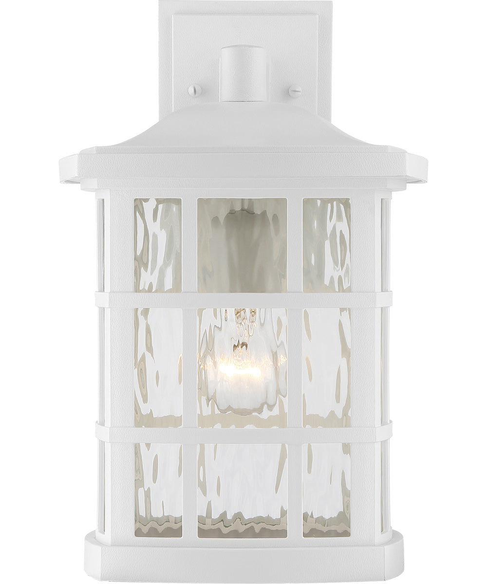 Stonington Large 1-light Outdoor Wall Light  Coastal Armour White Lustre
