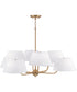 Welsley 8-Light Chandelier Aged Brass