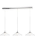 Cono LED 3-Light Pendant Polished Chrome