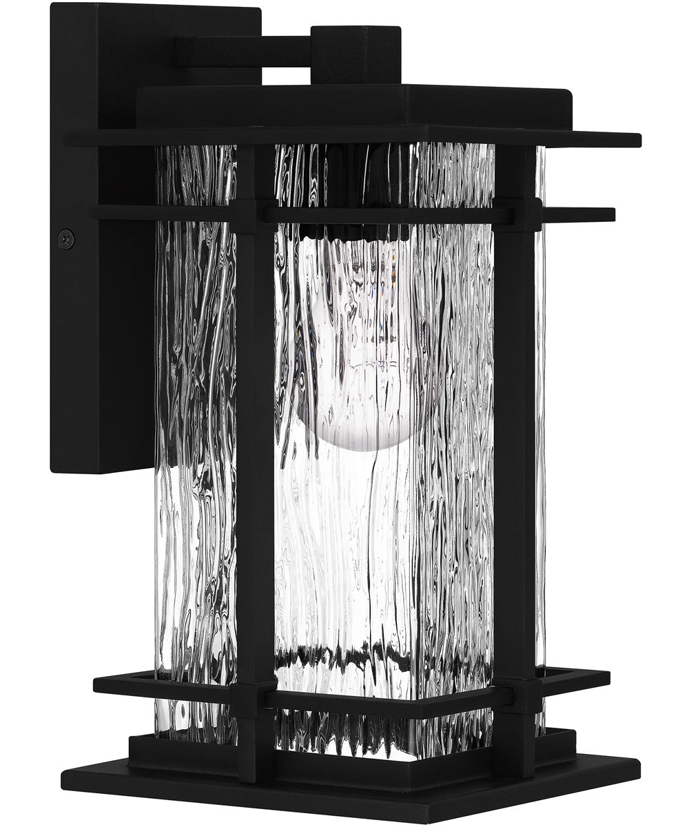 McAlister Medium 1-light Outdoor Wall Light  Coastal Armour Aluminum Earth Black