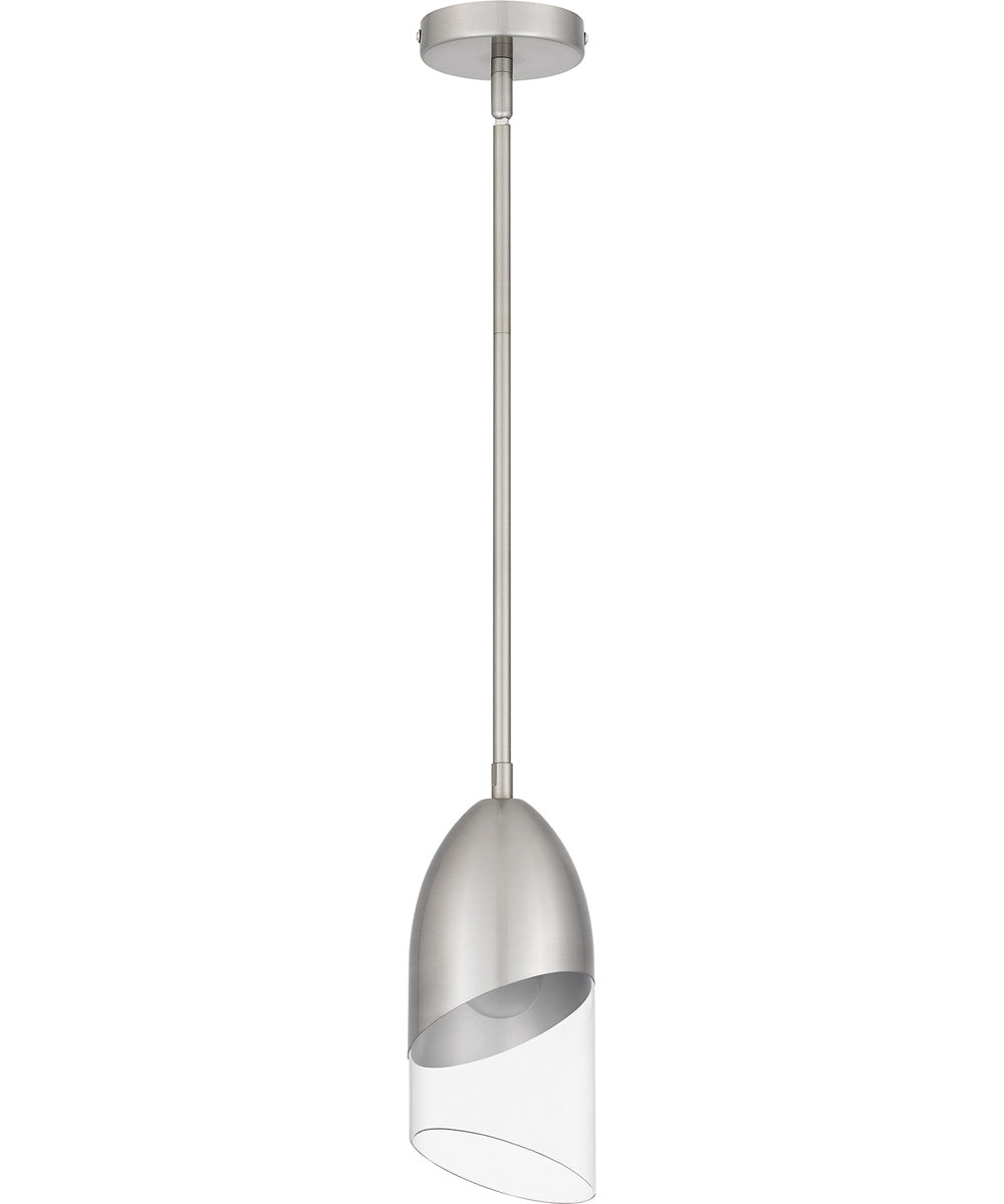 Haynes Small 1-light Mini Pendant Brushed Nickel