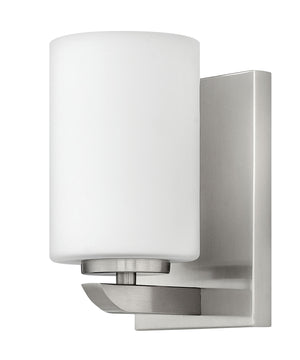 5"W Kyra 1-Light Bath Sconce in Brushed Nickel