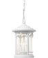 Marblehead Large 3-light Outdoor Pendant Light  Coastal Armour White Lustre