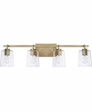 Greyson 4-Light Vanity Aged Brass