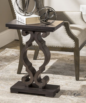 26"H Parina Ebony Accent Table