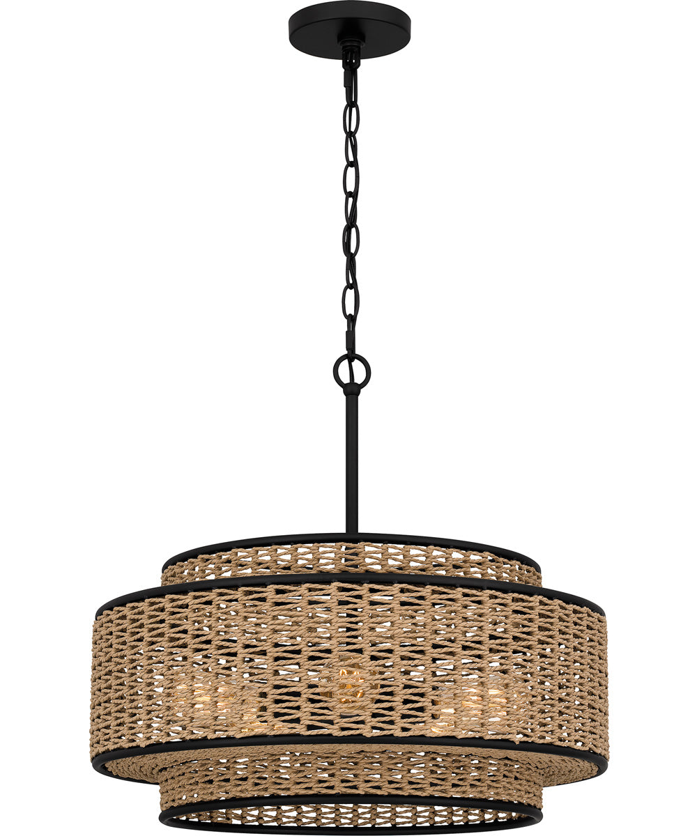 Quoizel Pendant 5-light Pendant Matte Black